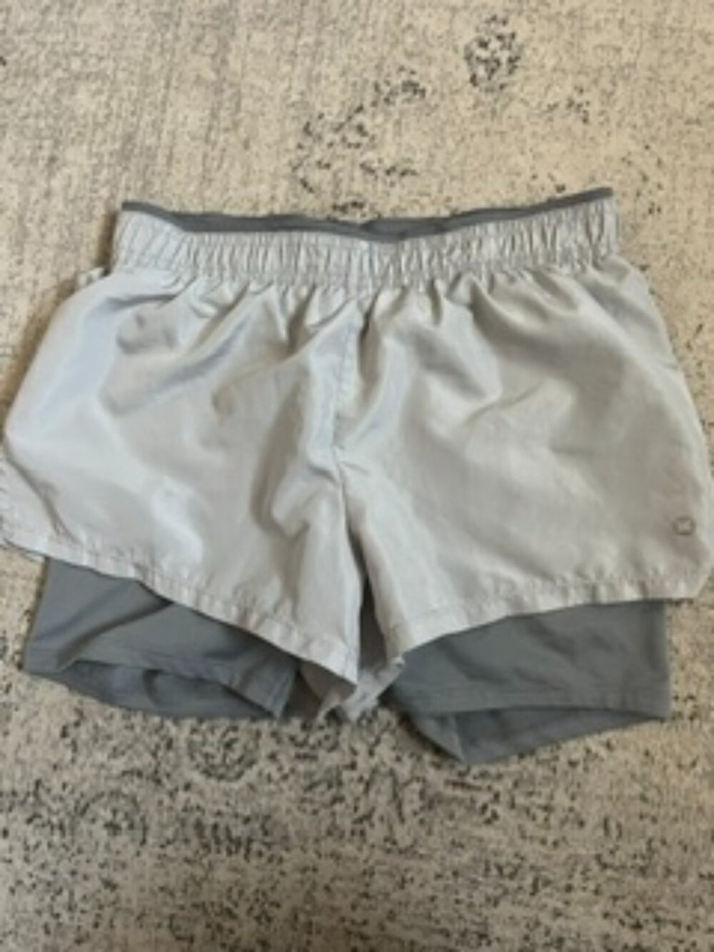 🧡3/15 RBX 2 in 1 Shorts Light Gray/Gray Women's S